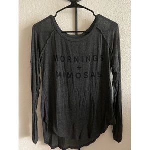 Mornings + Mimosas Graphic Long Sleeve